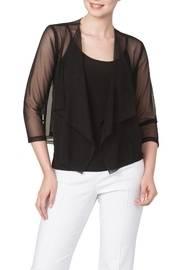  Black Mesh Bolero Jacket