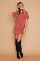  Studded Tshirt Dress