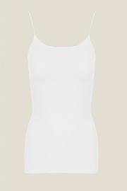  White Ribbed Cami