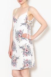  Tie Side Floral Dress