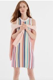  Rainbow Ribbed Dress