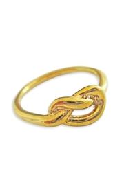  Love-knot Goldplated Ring