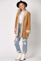  Shearling Jacket With Front Pockets