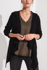  Hooded Waterfall Cardi