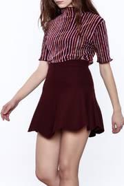  Seeing Striped Velvet Top