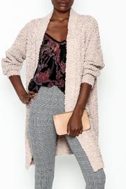  Mauve Popcorn Cardigan