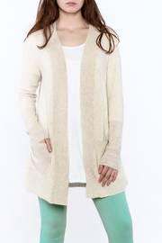  Confetti Cashmere Pointelle Cardi