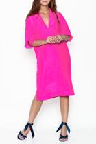  Silk Fucsia Dress