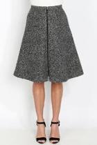  Tweed Zipper Skirt