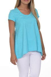  Blue Casual Top
