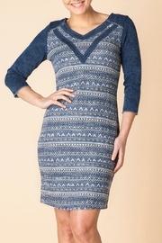  Denim Knit Dress