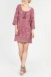  Embroidered Crochet Dress