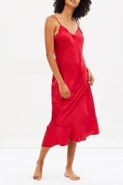  Silk V-neck Gown