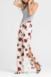  Tie-waist Floral Pant