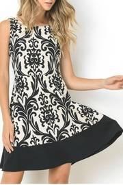  Black Paisely Dress
