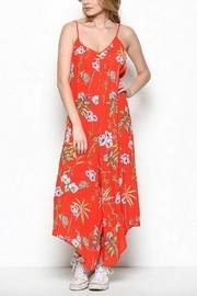  Red Floral Jumper