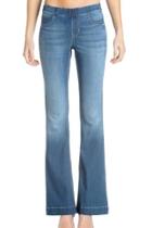  Medium-wash Flared Jeggings