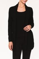  Black Two-fer Cardigan