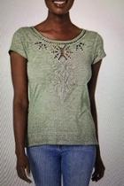  Fagoting Embroidery Tee