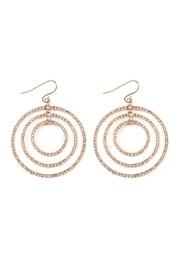  Tri-hoop-pave Hook Earrings