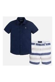  Striped Short Set