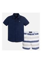  Striped Short Set