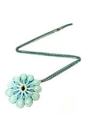  Blue Daisy Necklace