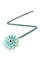  Blue Daisy Necklace