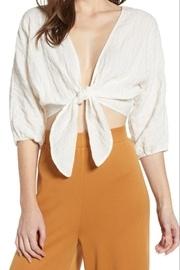  Front-tied Crop Top