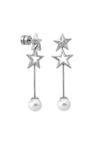  Star & Pearl Stud Drop Earring