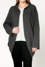  Open-front Cocoon Cardigan