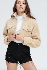  Cropped Sherpa Jacket