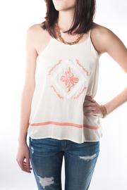 J.ella Cream Embroidered Tank