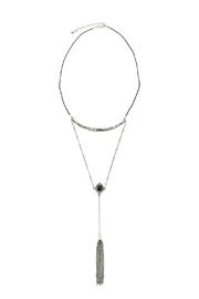  Silver Tassel Necklace