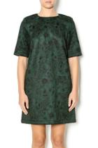  Floral Suede Dress