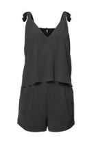  Tie Up Layered Romper