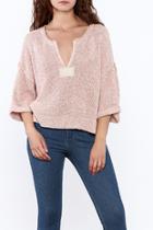  Blush Pink Knitted Sweater