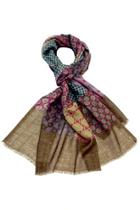  Taupe Patchwork Scarf