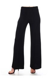  Metal-knit Wife-legged Pant