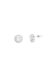  Pave Solitaire Stud