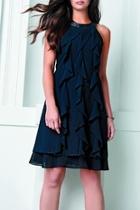  Beaded Navy Dress