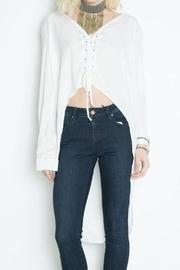  Hi-low Laced Top