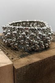  Silver Beaded Bangle