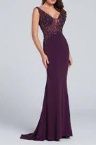  V Neck Jersey Sheath