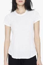  White Crew Tee