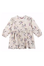  Organic Birds & Stars Skirted Romper