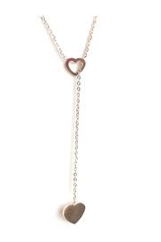  Heart Lariat Necklace