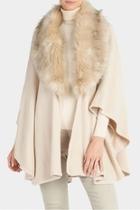  Quebec Faux Fur Ruana