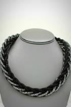  Black/silver Mesh Necklace