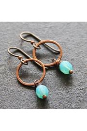  Blue Hoop Earrings